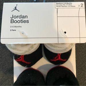 Jordan Baby Booties 0-6 Months